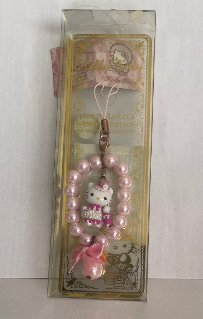 嶽本野ばら×キティコラボ根付けストラップ　ロリータ　レア