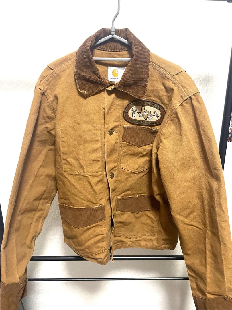 Carhartt カジュアルジャケット ブラウン 中古・古着通販】CarHartt (カーハート) デトロイトジャケット