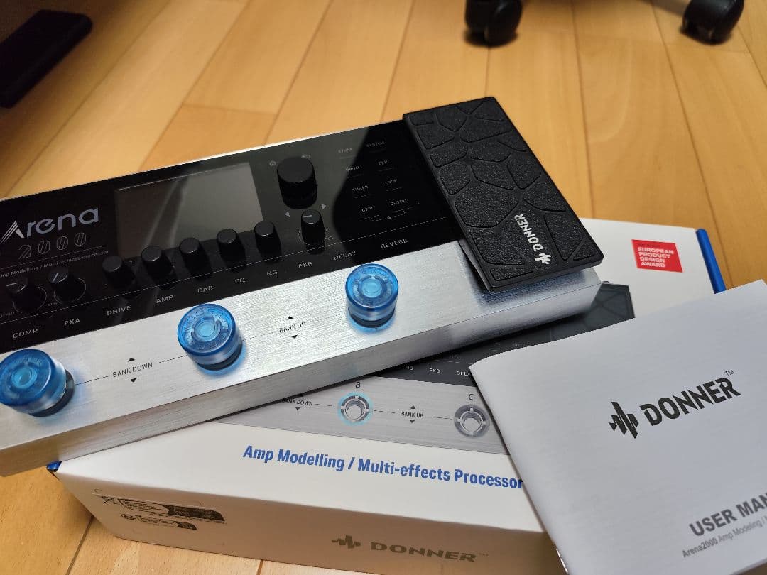 DONNER Arena2000 マルチエフェクター Arena 2000 Multi-Effect Guitar Pedal AMP Modeling Processor Donner
