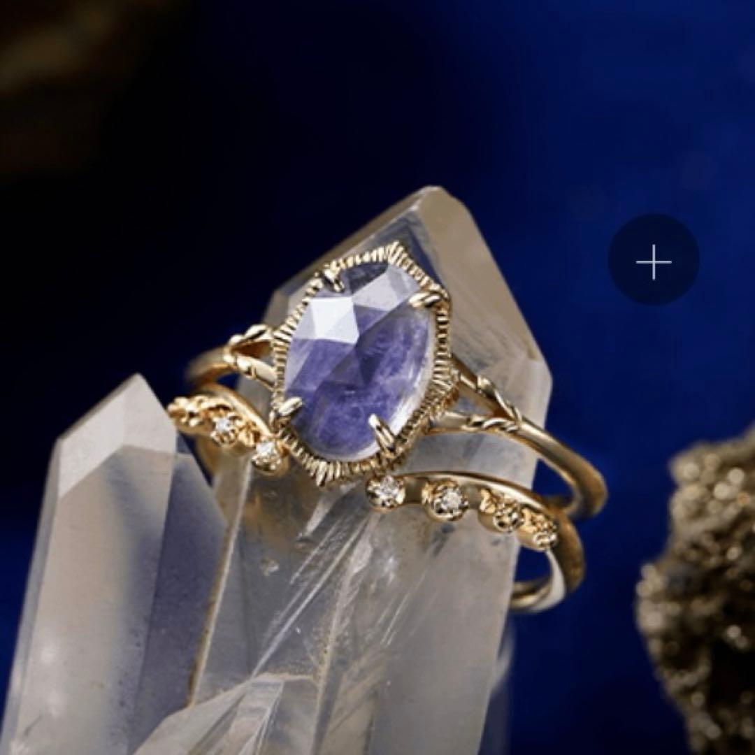 agete アガット　アイオライト　ダイヤモンド　K10 限定　リング　13号 K10アイオライトリング | アガット(agete) | マルイウェブチャネル