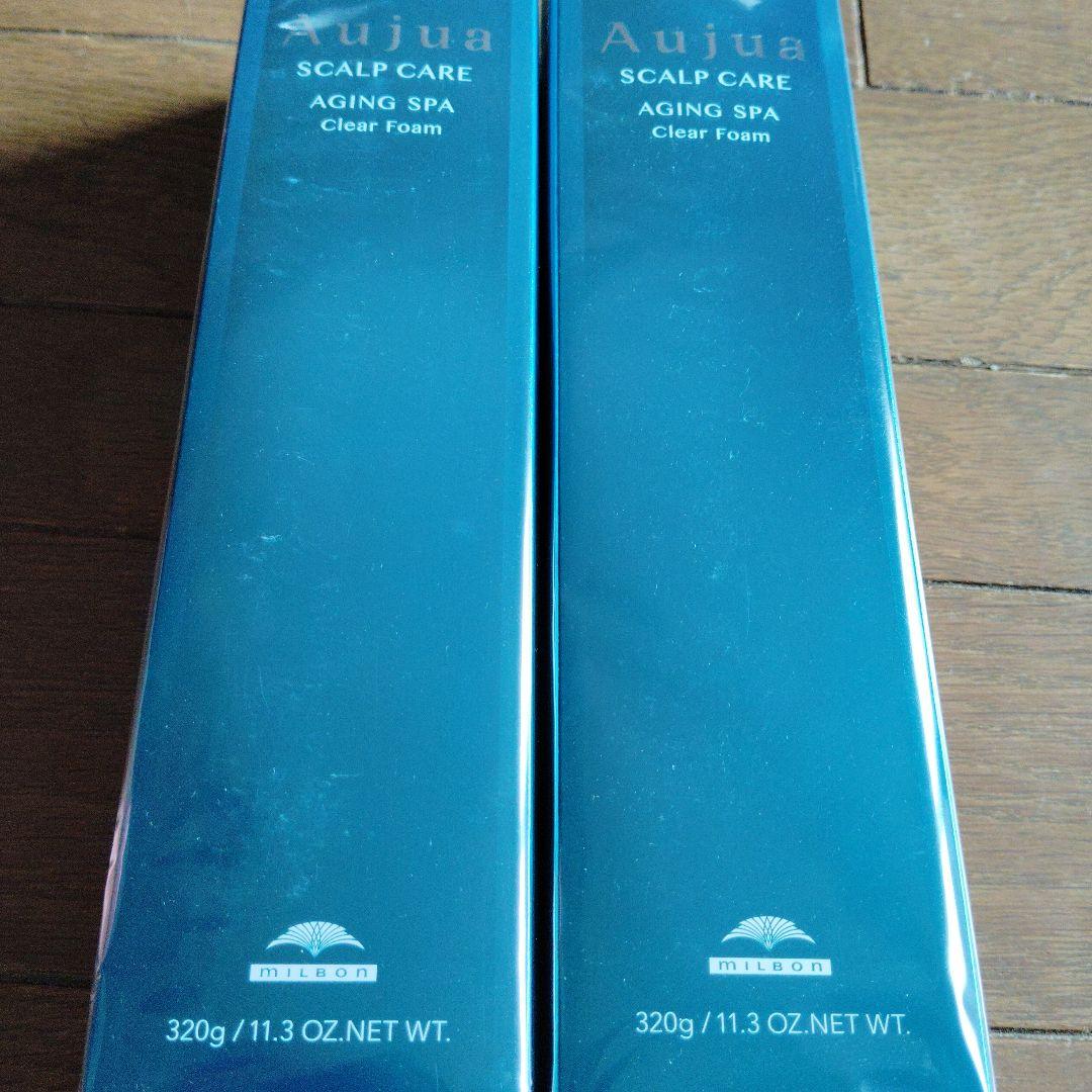Aujua スカルプケア エイジングスパクリアフォーム 320g 2本セット