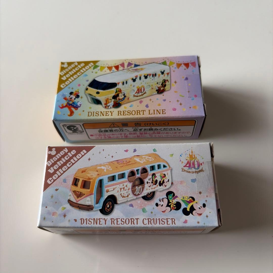 ディズニーランド40周年　トミカ2点セット