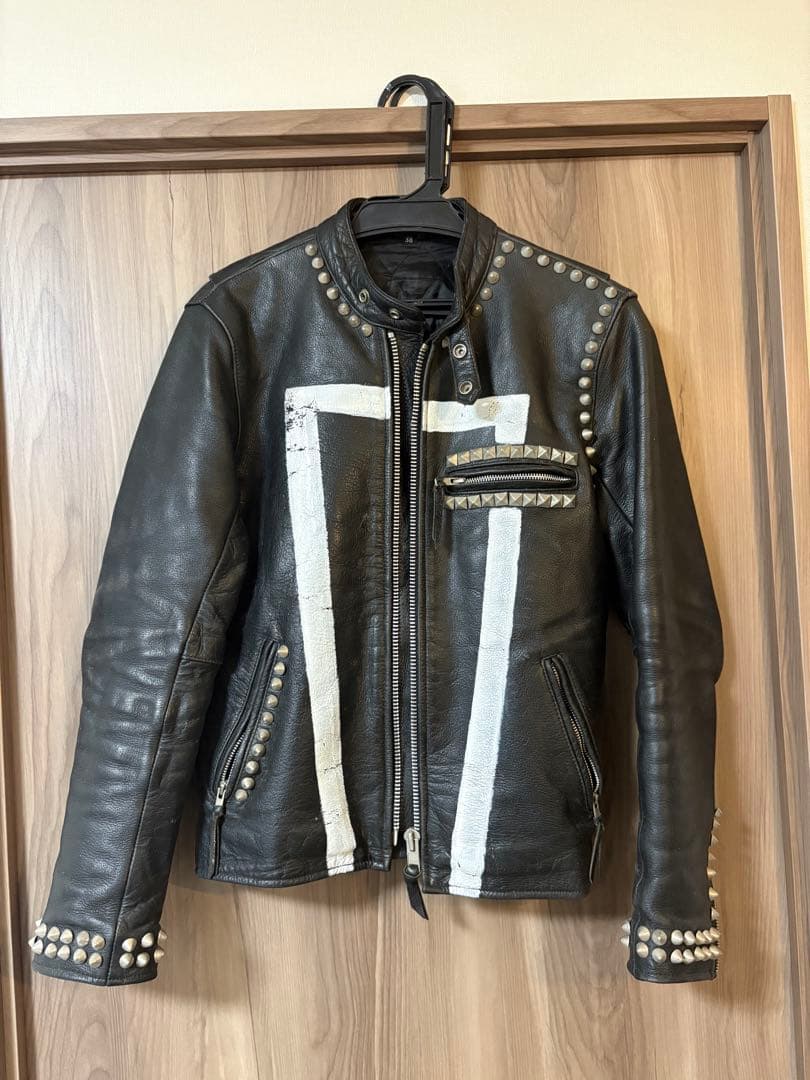 【ヴィンテージ】Freedom 鋲付きシングルレザージャケット