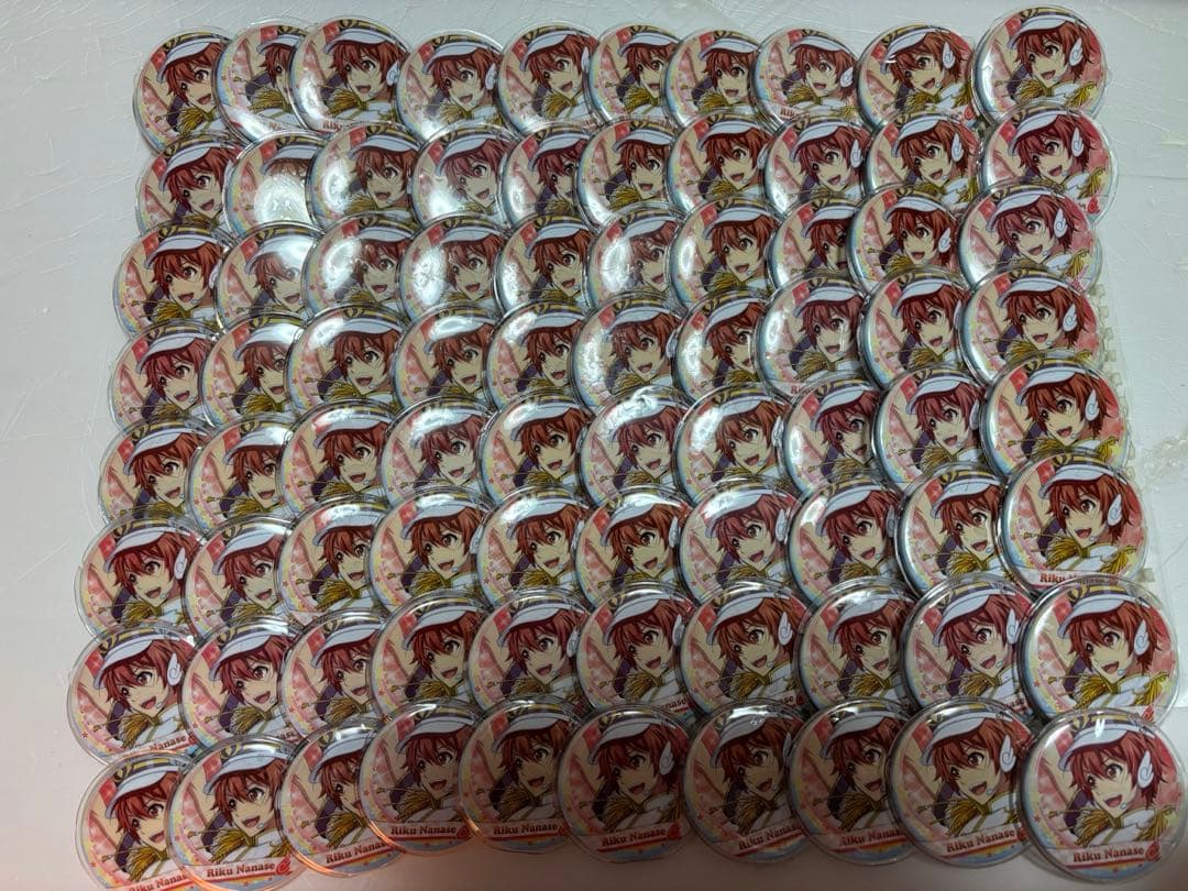 七瀬陸 缶バッジ 80個セット アイドリッシュセブン 七瀬陸 缶バッジ 2点セット｜Yahoo!フリマ（旧