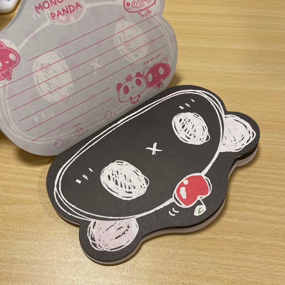 平成レトロ MONOTONE PANDA パンダ メモ帳 懐かしい - メルカリ