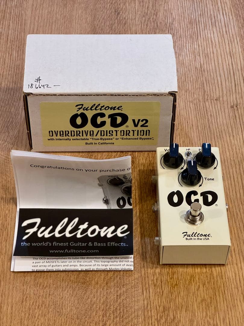【ほぼ未使用】 Fulltone OCD V2