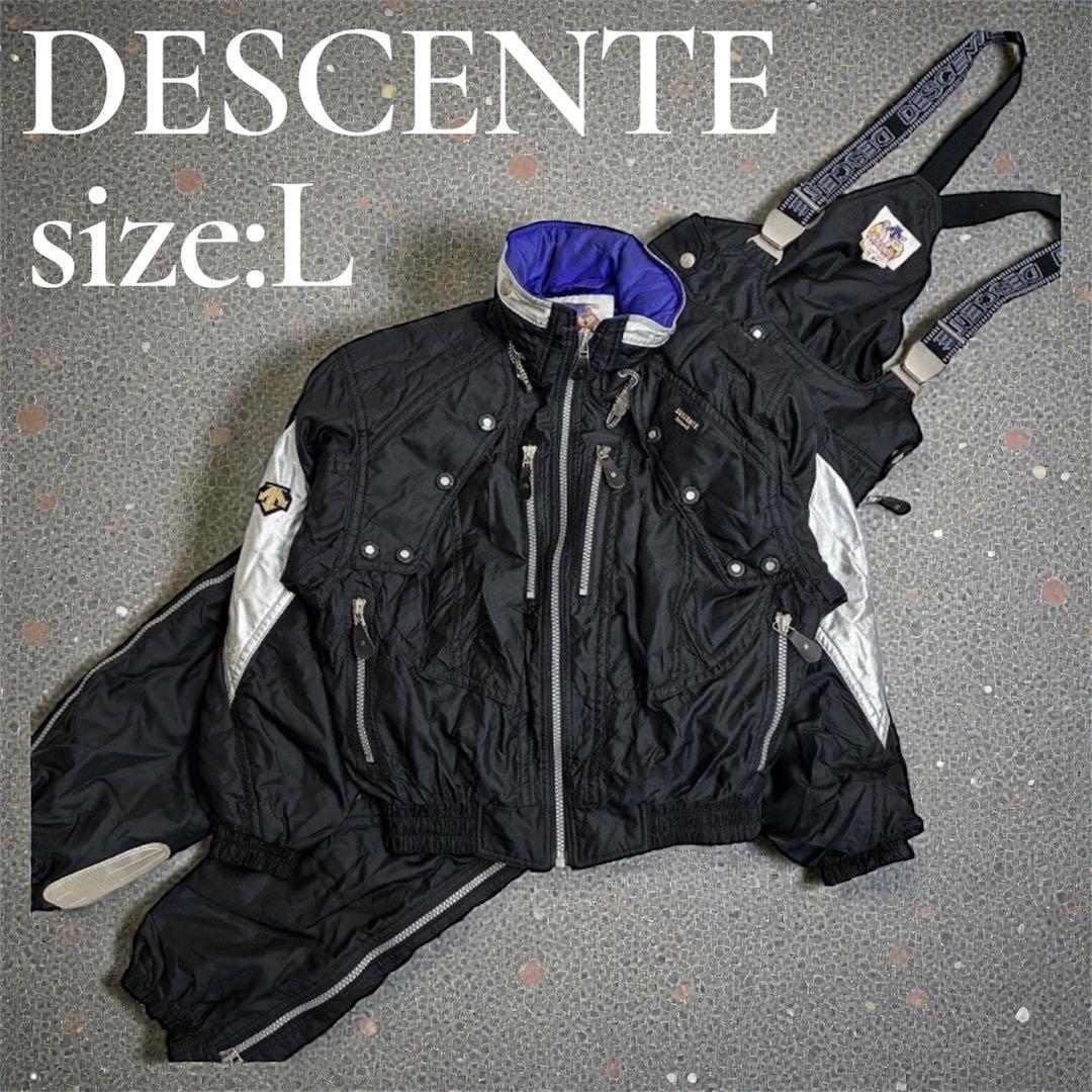DESCENTE デサントセットアップ スキー・スノボウェア 上下セット L