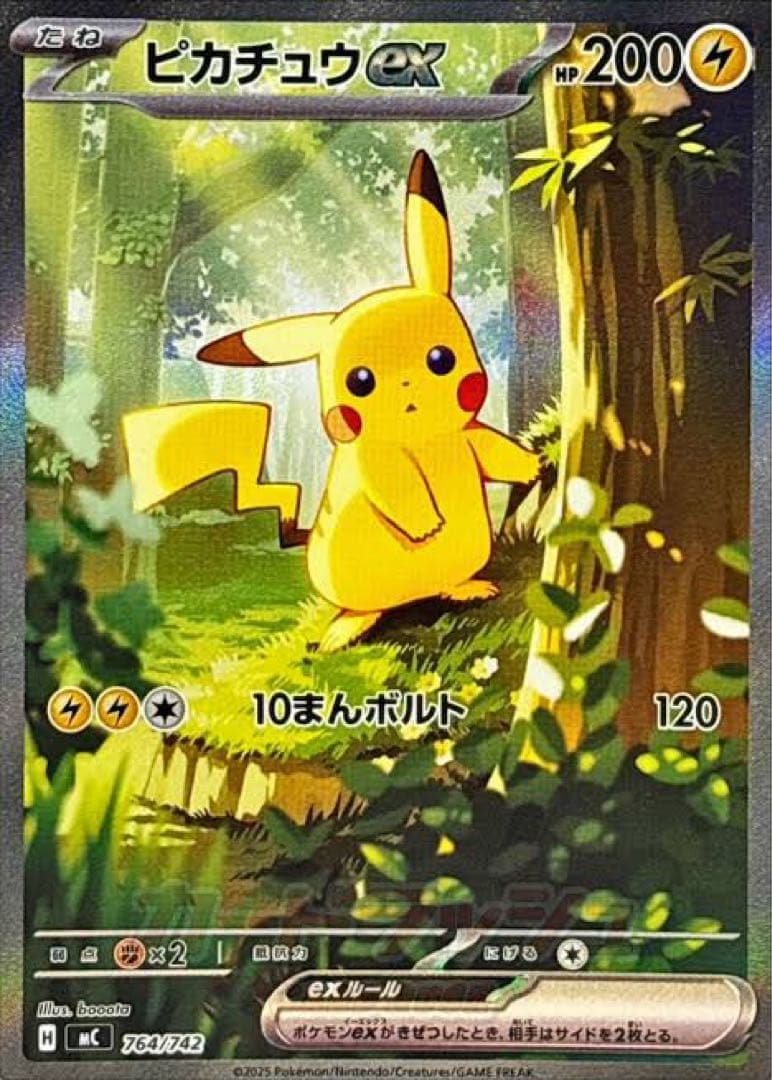【極美品】ピカチュウex [SAR仕様 MC 764/742]