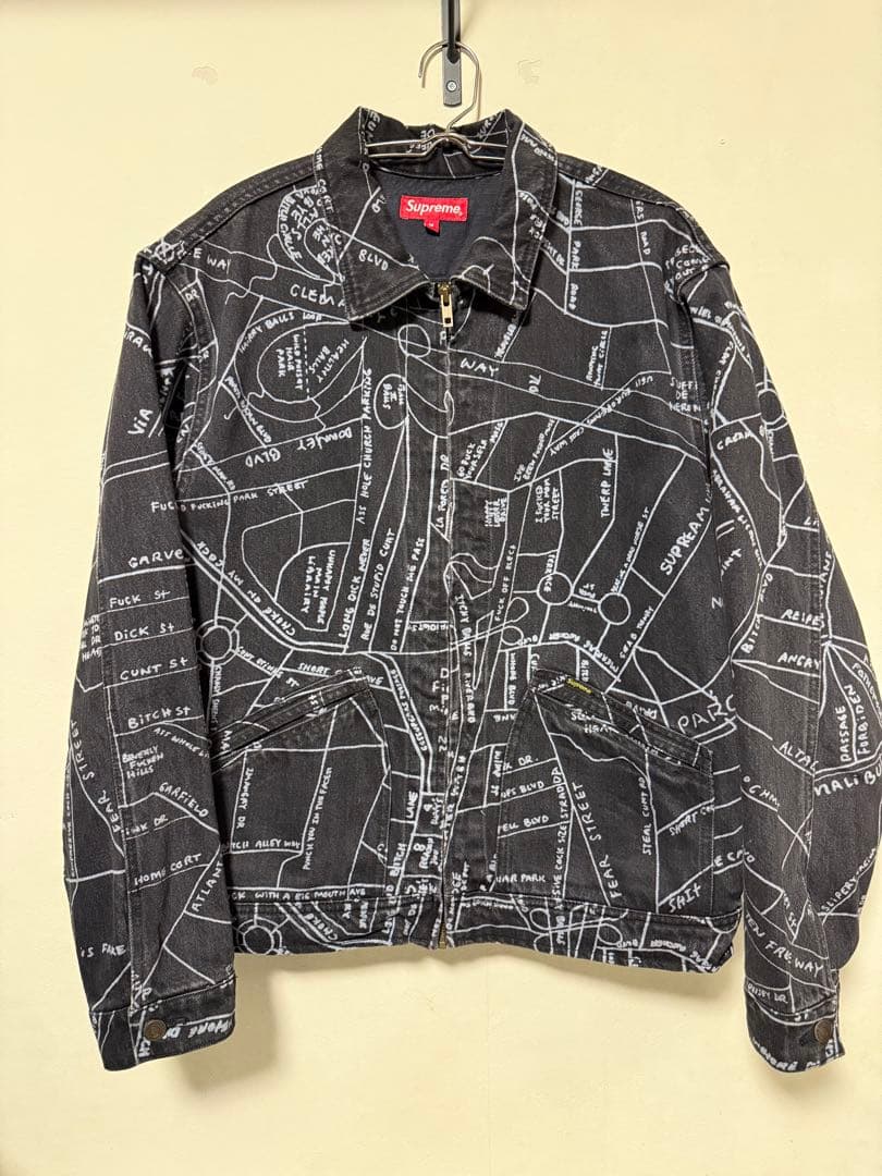 ジャケット・アウター SUPREME 19SS Gonz Map Work Jacket Supreme Gonz Map Work Jacket (SS19) - $188