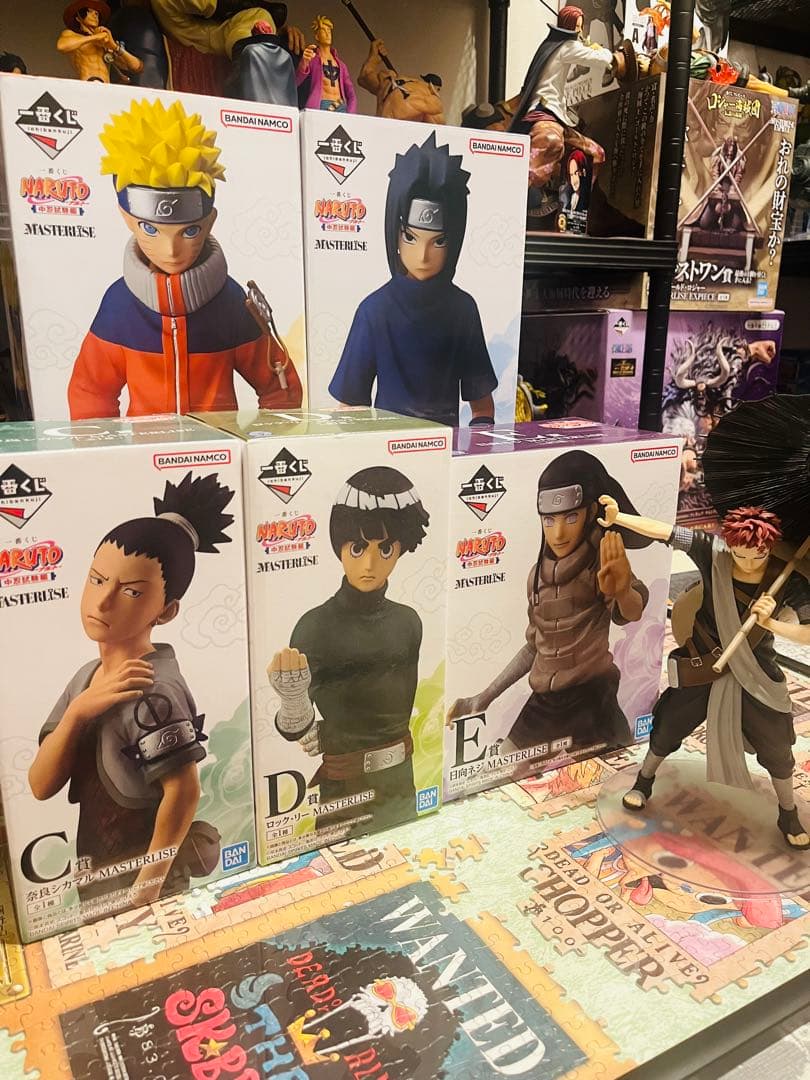 一番くじNARUTO MASTERLISE フィギュアセット 全5種➕ラストワン