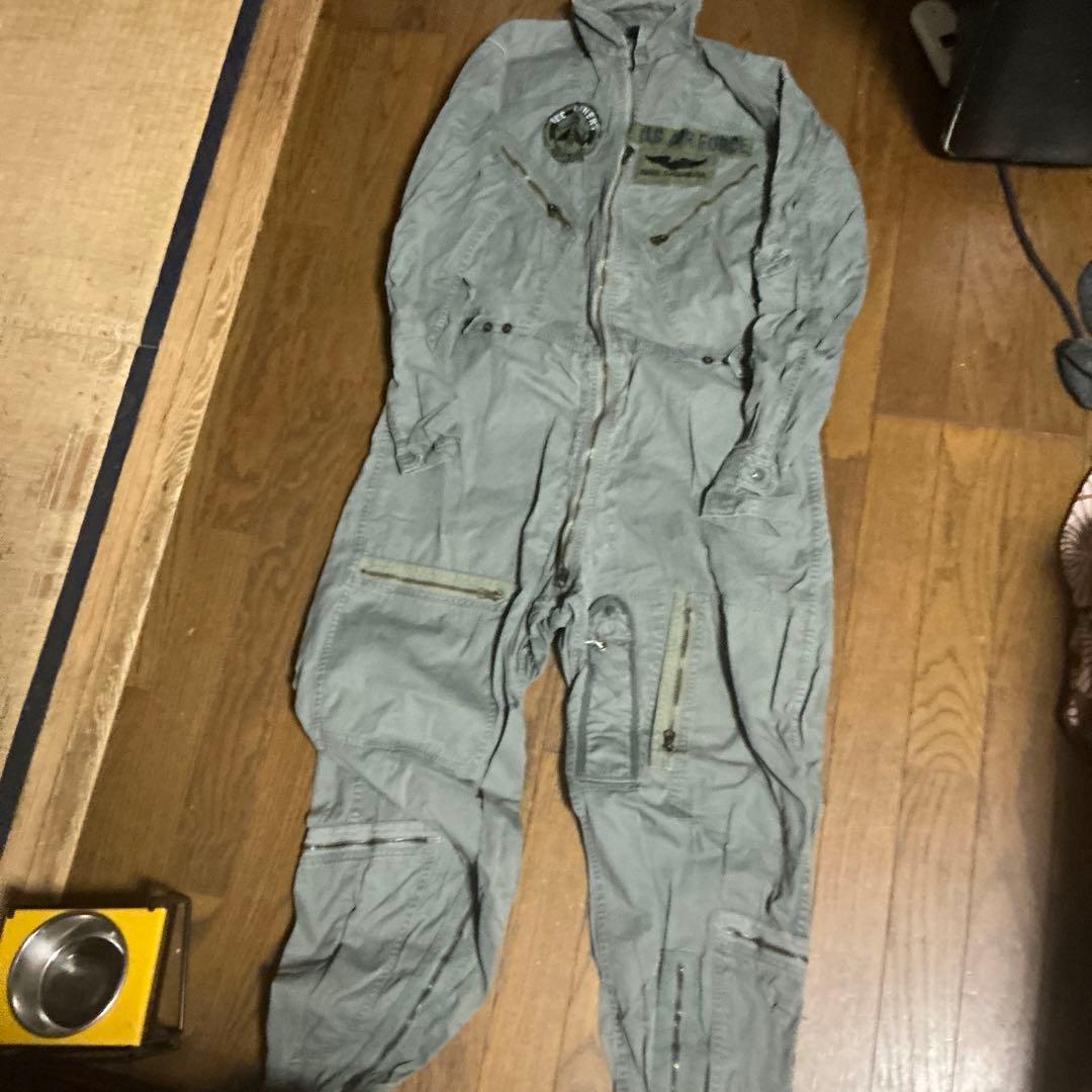 本物U.S. AIR FORCE フライトスーツ 50s USA製 vintage U.S.AIR FORCE CWU-1/P フライトスーツ ミリタリー