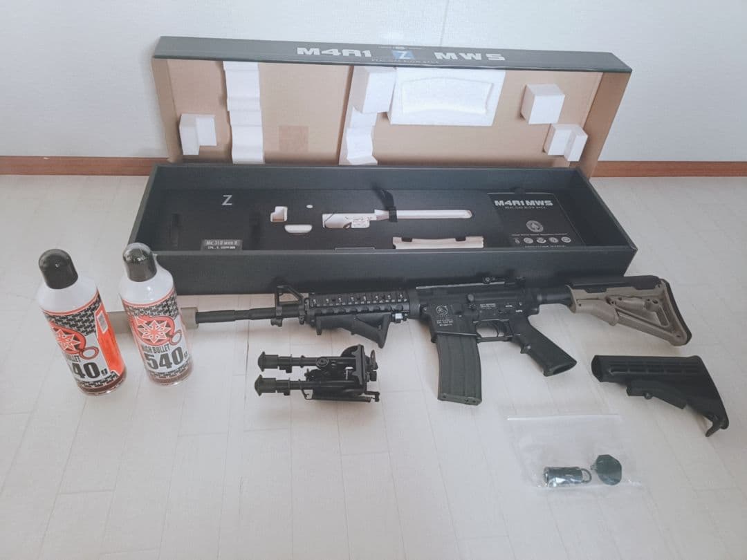 値下げ中早い者勝ち M4A1 mws ガスブローバック エアガン 東京マルイ