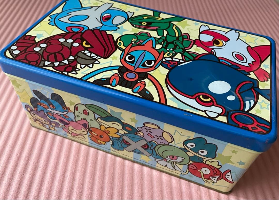 ポケドール　お菓子缶　レア　ポケモンセンター　　　レックウザ　ラティアス