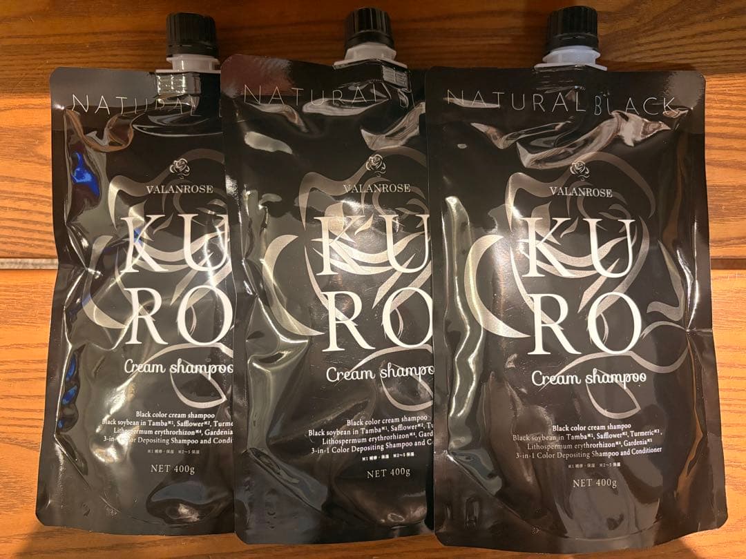 カラーリング・白髪染め VALANROSE KURO Cream shampoo 400g KUROクリームシャンプー | VALANROSE(バランローズ)【公式】