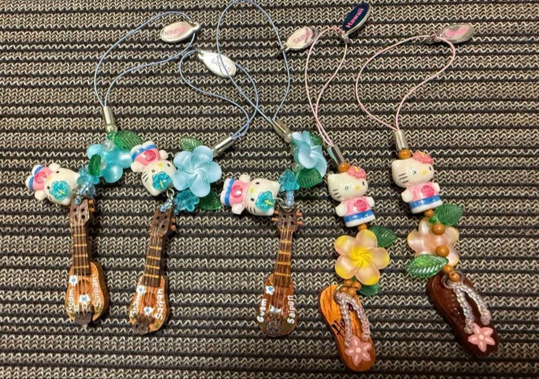 レアご当地　限定 白キテイkitty 根付けストラップ ABCstore 5点 ご当地キティ 根付 ストラップ5点セット - メルカリ