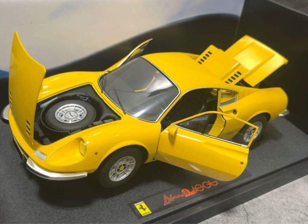 マテルエリート 1/18 フェラーリ ディーノ 246 GT Amazon | Hot Wheel 1/18 フェラーリ246 GTS ディノ (レッド) MT54601