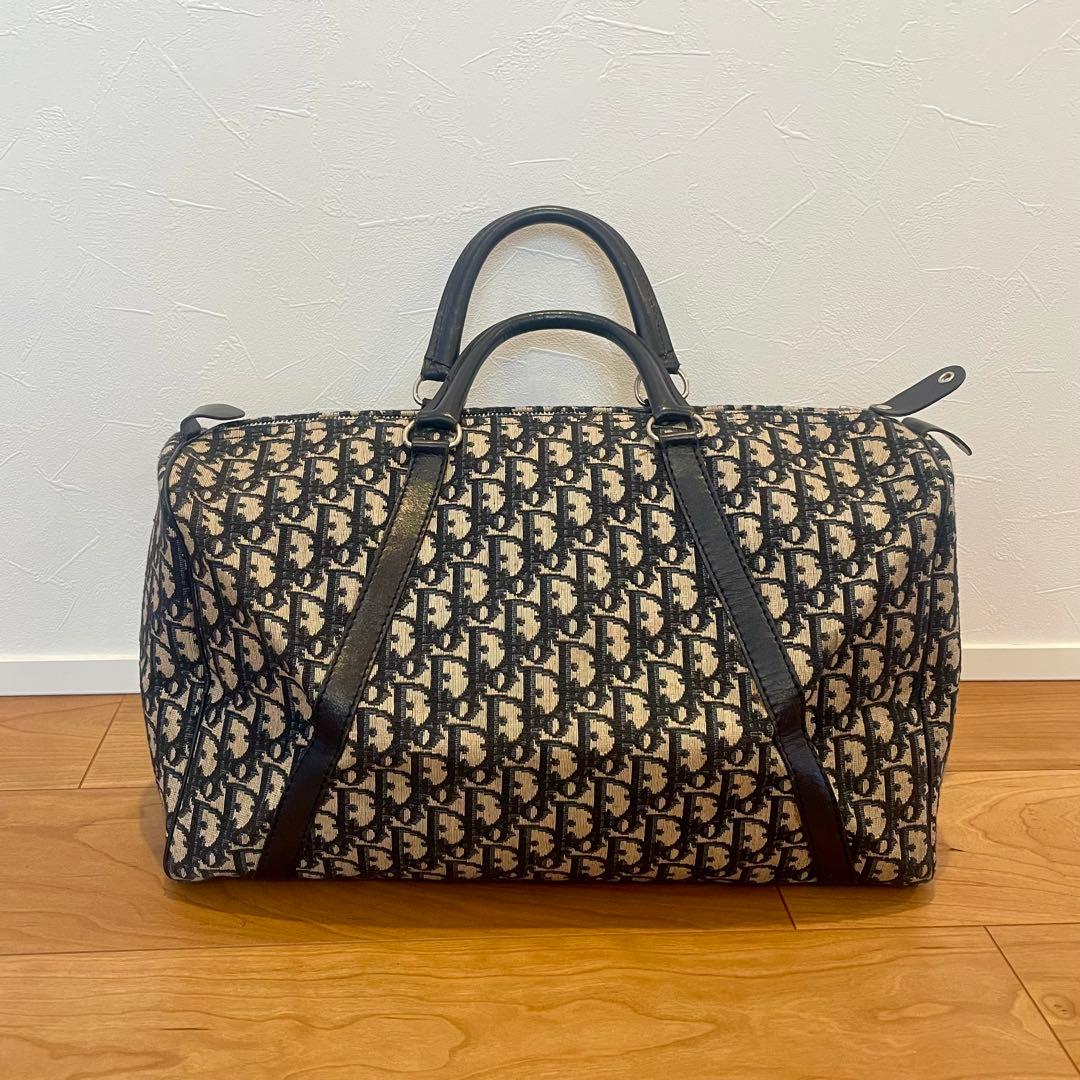 クリスチャンディオール　ディオール　トロッター ボストン　バッグ　ヴィンテージ