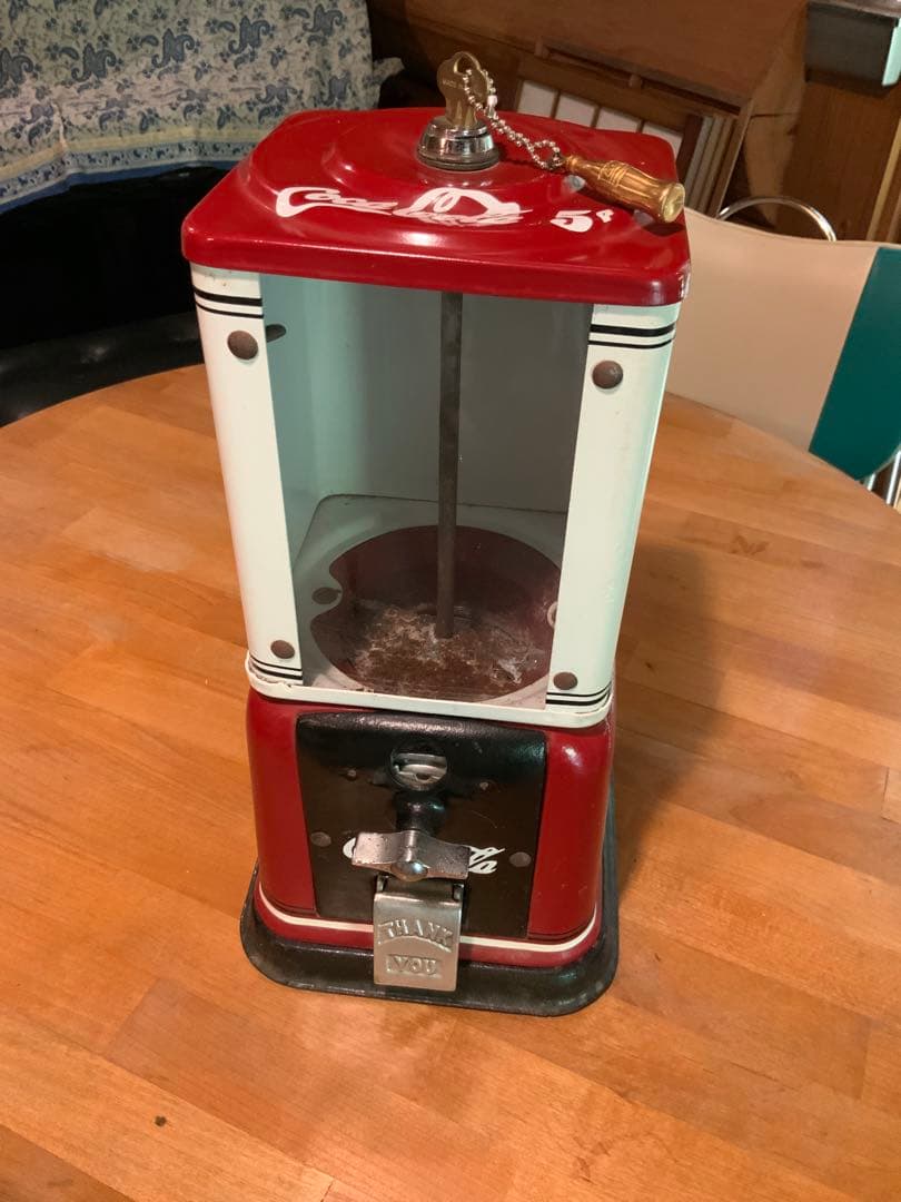 コカコーラ　ガムボールマシン　ジャンク コカコーラ ガムボールマシン ジャンク