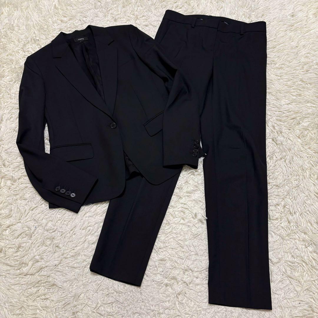 美品 M 現行 Theory セットアップ スーツ ブラック 黒 ストレッチ セットアップ スーツ ストレッチ テーラード メンズ : ZOZOTOWN Yahoo