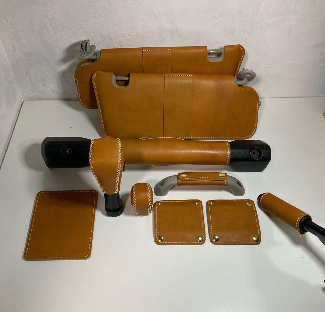 aaa◇新型ジムニー7点セット◇キャメル、ステッチ白