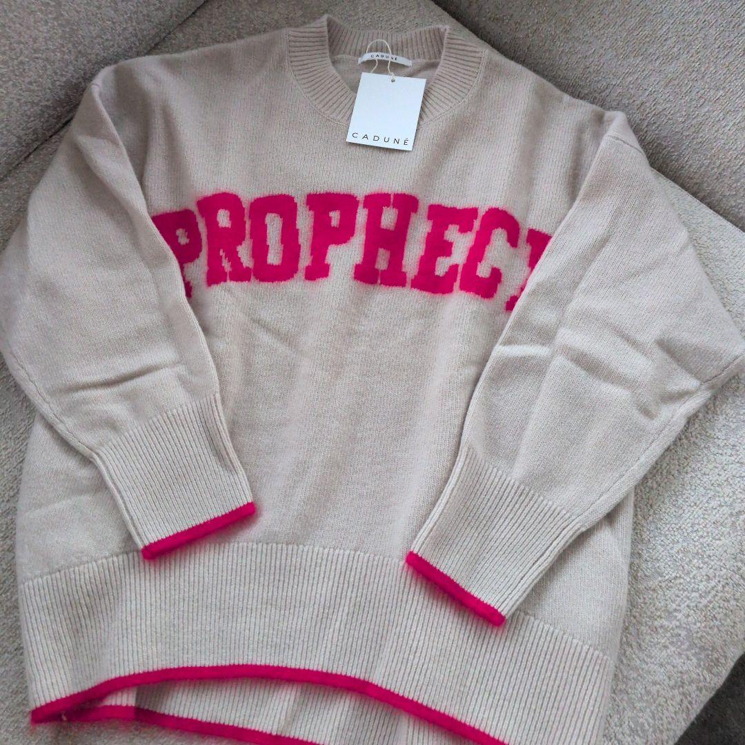 カデュネ　未使用正規品　ウールセーター　アルページュストーリー　レア品 スタッフコーディネート】【接結フェザーニット】｜shion｜CADUNE