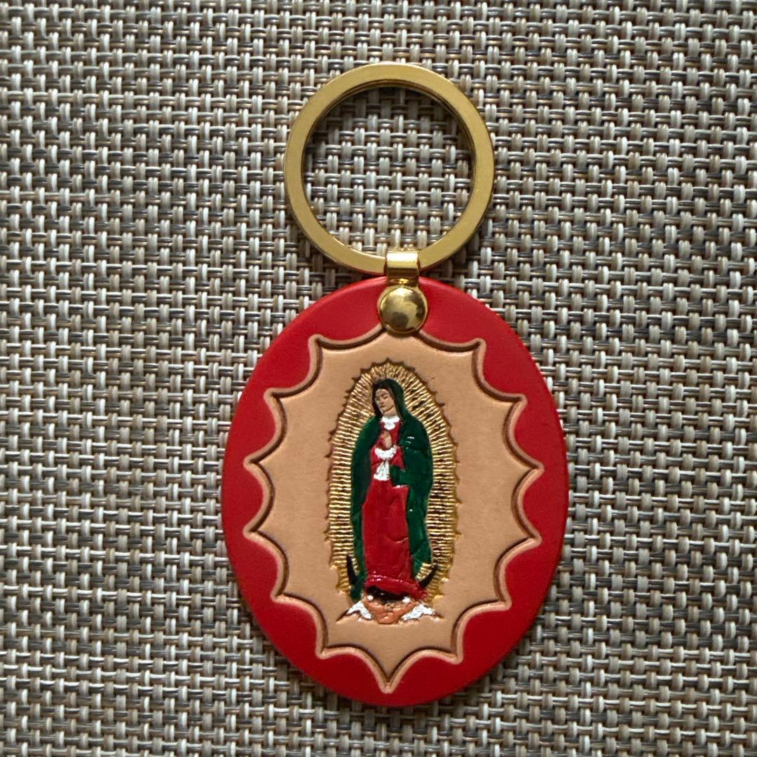 小物 kei supremeGuadalupe Leather Keychain