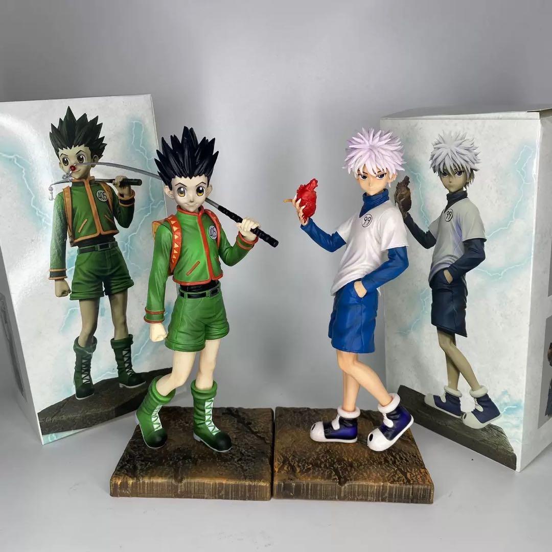 ハンターハンター　ゴン　キルア　高さ27cm 海外フィギュア Amazon | ハンターハンター ゴンキルア セット フィギュア by
