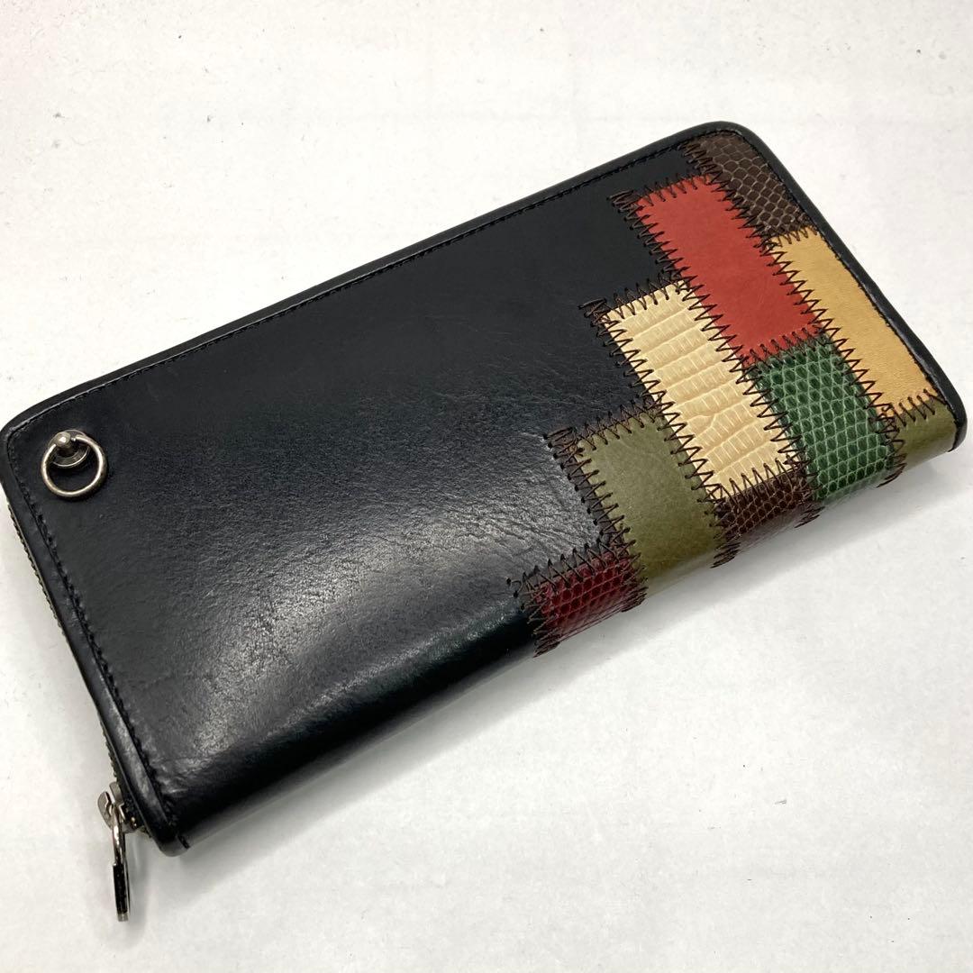 美品✨glamb Gaudy zip wallet マルチカラー コラボ 長財布