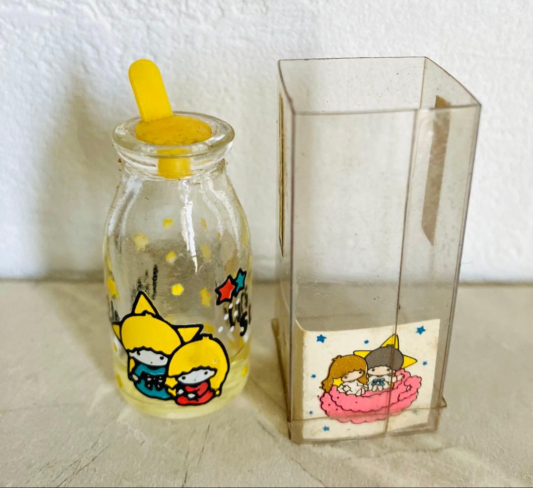 昭和レトロ［サンリオ］リトルツインスターズキキララ香水瓶箱付き