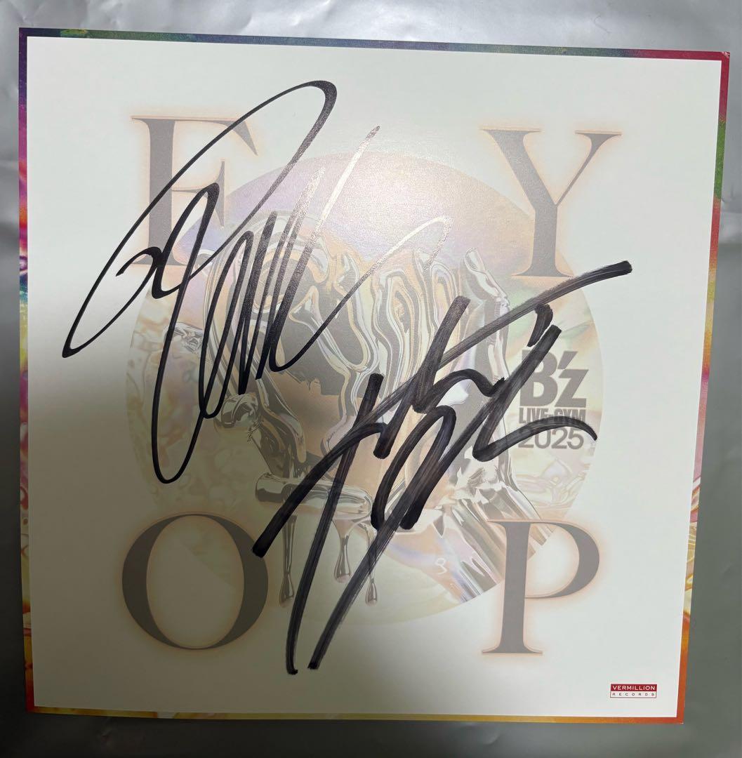 B'z　fyop 直筆　サイン　色紙