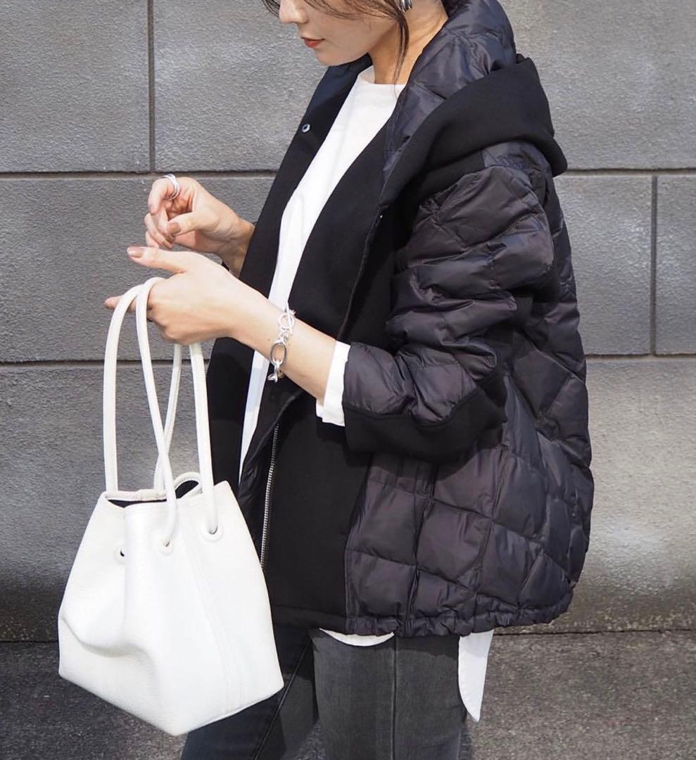 マルシャルテル ダウンパーカー ダンボール素材 キルティング