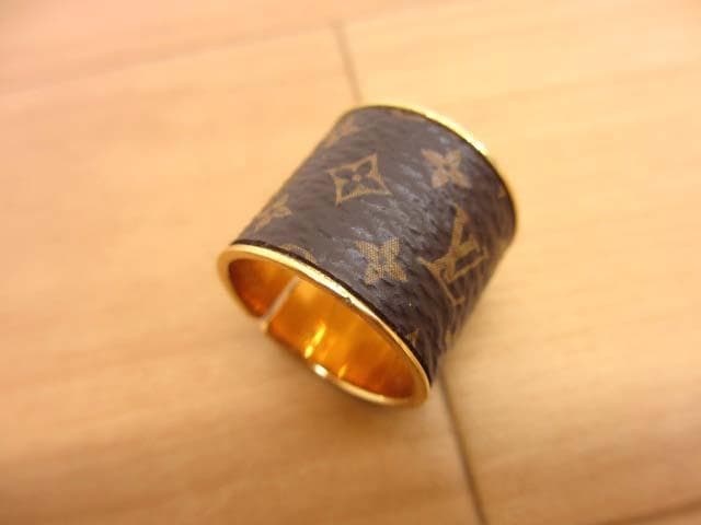 美品 ルイヴィトン M68371 バーグ・ワイルド LV リング 15号 指輪