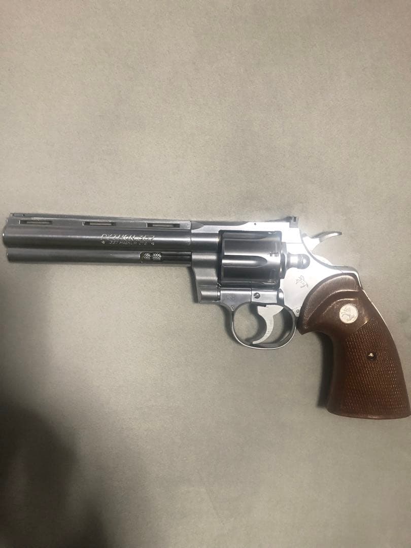 パイソン357 マグナム　ガスガン　ステンレス製　JASG 日本製　コクサイ