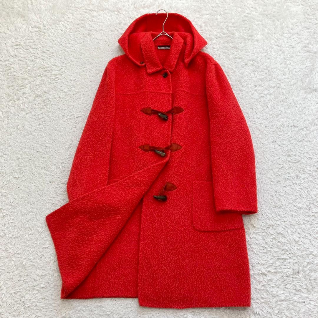 美品✨アニオナ AGNONA ダッフルコート アルパカ 大きいサイズ 48 赤