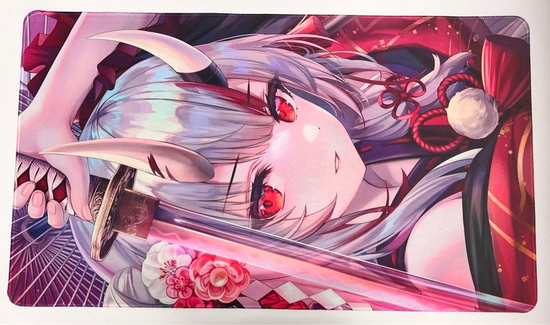 百鬼あやめ ホロライブ プレイマット - メルカリ