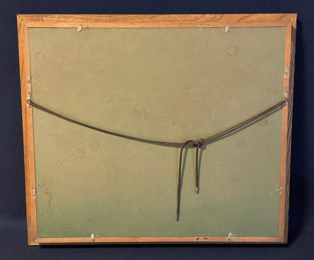 「真作」西村有史「九谷辛夷文輪花皿」静物画　油彩画　額装　サイン有り　F8号