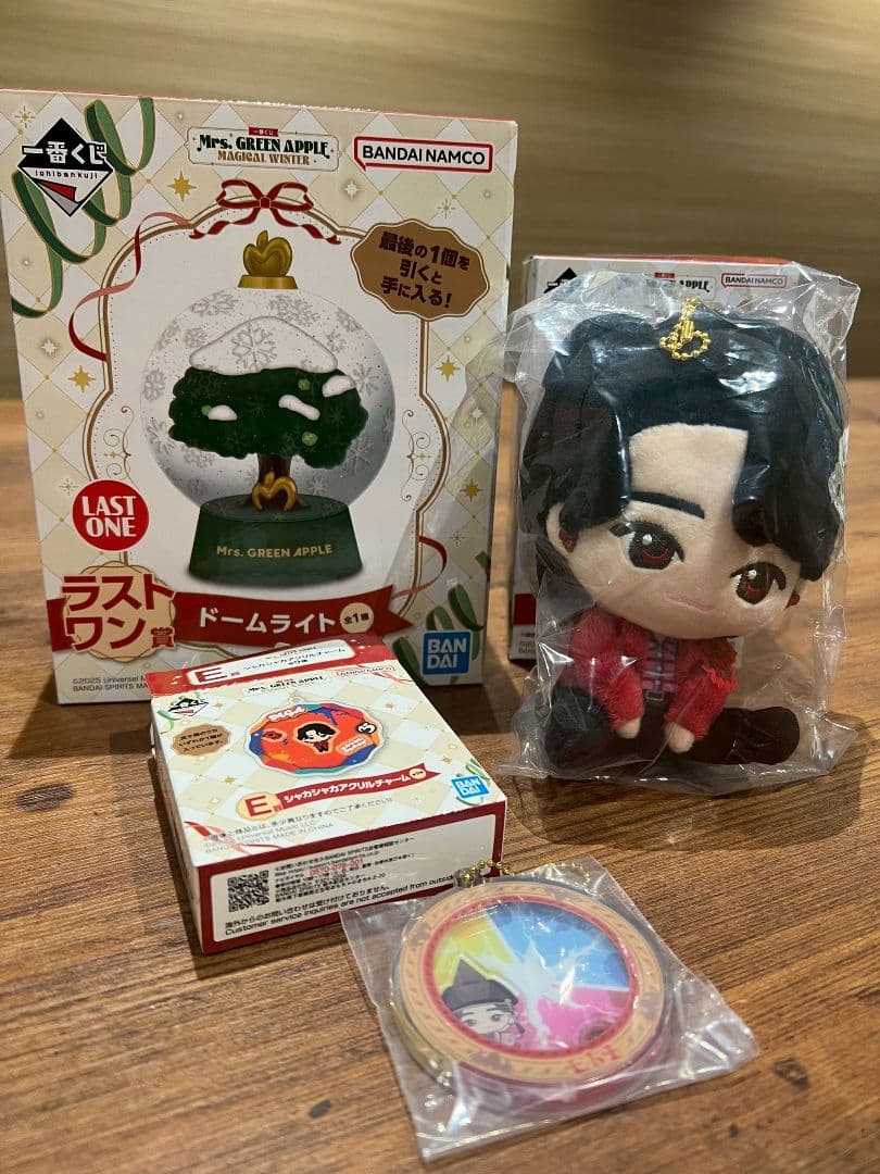 Mrs. GREEN APPLE 一番くじ ラストワン&ぬい&シャカチャーム