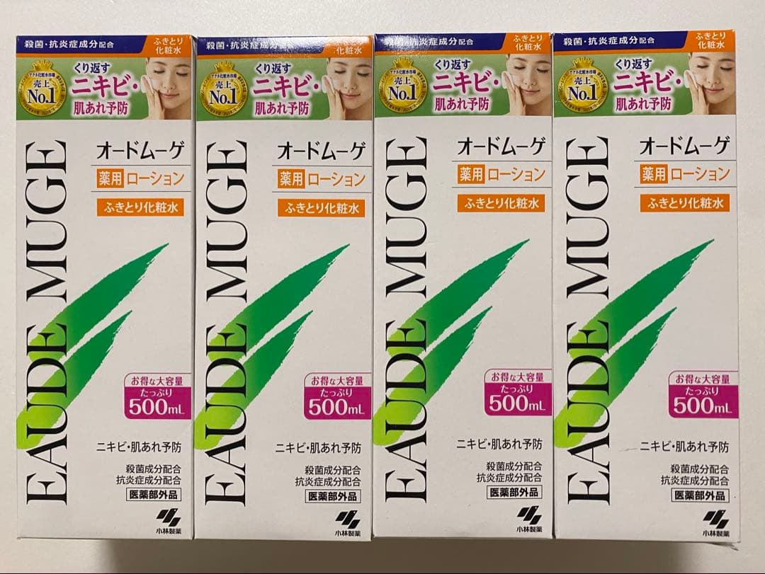 小林製薬 オードムーゲ 薬用化粧水500ml 医薬部外品×4