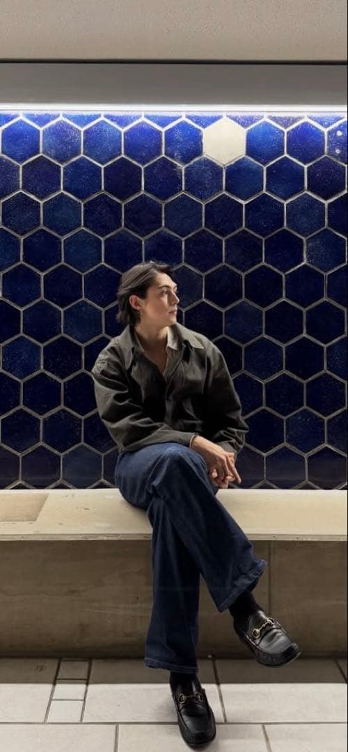 【OURsモーガン蔵人着用】lemaireボクシーブルゾンジャケットエスプレッソ