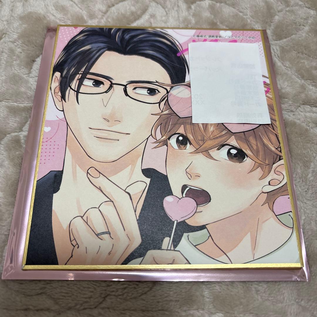 【レア】drap25周年記念展 直筆サイン入りミニ色紙　藤峰式