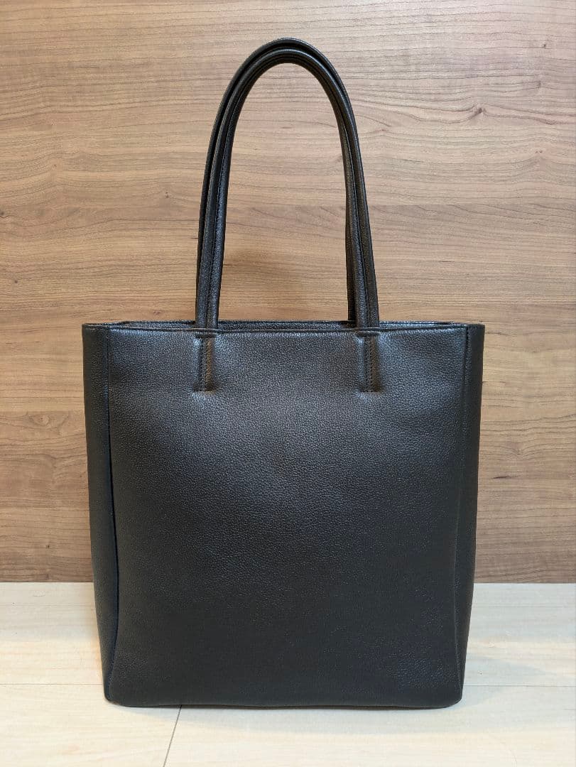 【未使用級】SHIPS スマート レザー ヴァーティカル トートバッグ