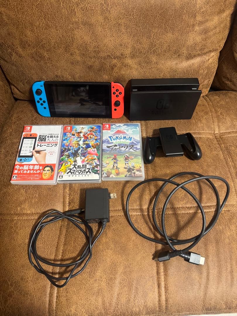 Nintendo Switch 本体 赤/青 Joy-Con 付属品あり Amazon.co.jp: Nintendo Switch Joy-Con(L) ネオンブルー/(R) ネオン