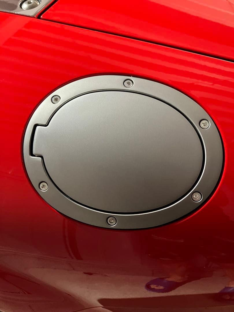 マツダNC　ロードスター 帆車用　USA純正OP フューエルリッド　アルミ調