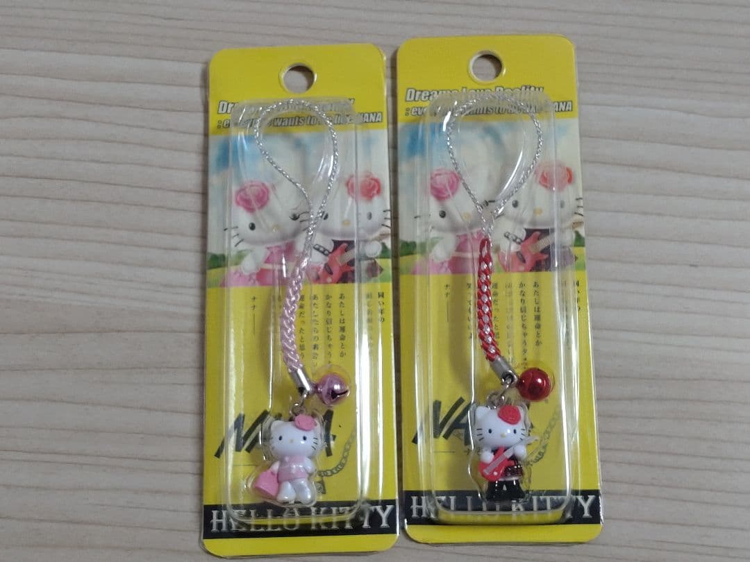 NANA× HELLOKITTY コラボストラップ 2005 ご当地キティ 根付 ご当地キティ 根付ストラップ 福島限定 めひかり 2005 ハローキティ