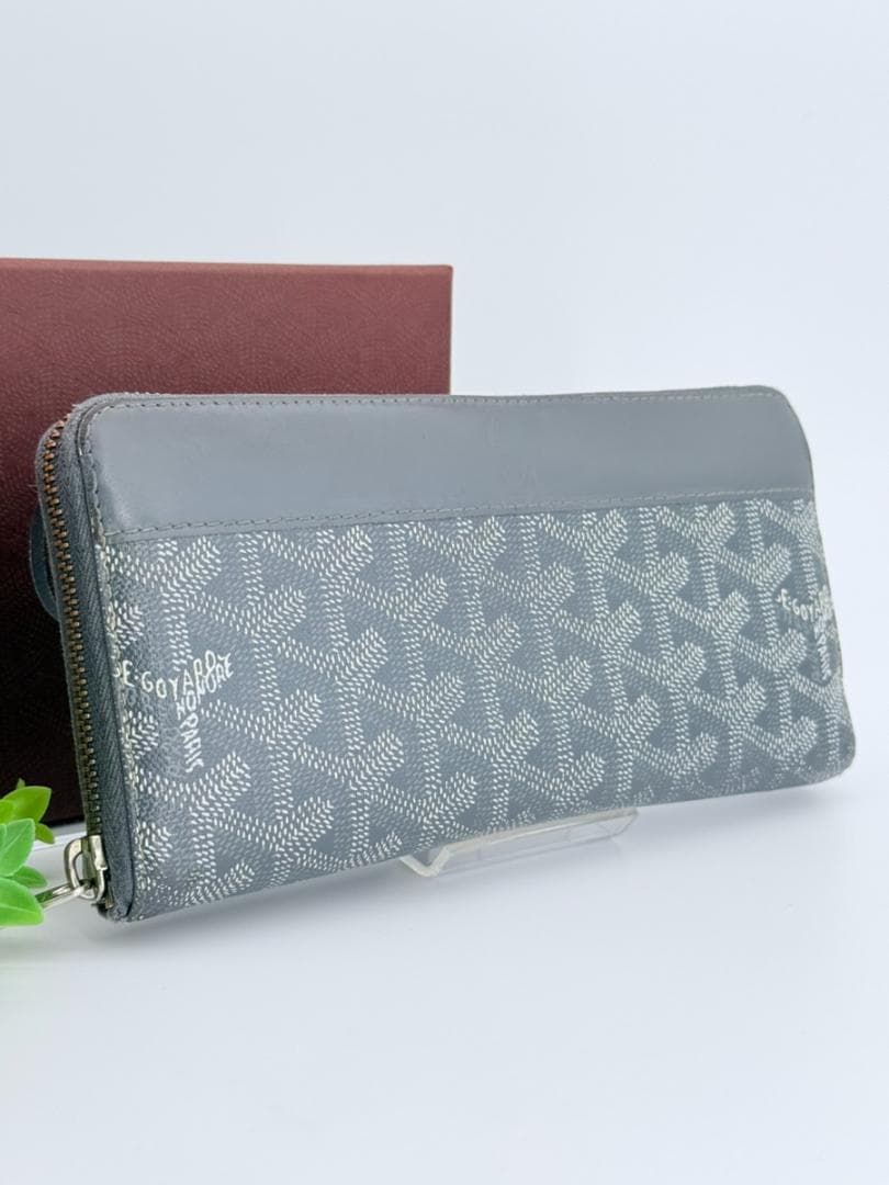 [箱付・鑑定済] GOYARD マティニョンGM ラウンドファスナー 長財布