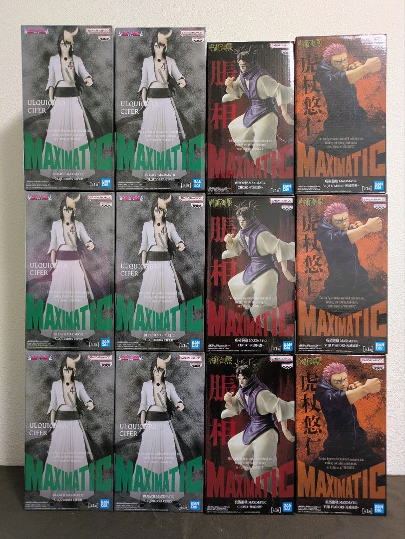 MAXIMATIC ウルキオラ 脹相 虎杖 プライズフィギュアまとめ売り12点