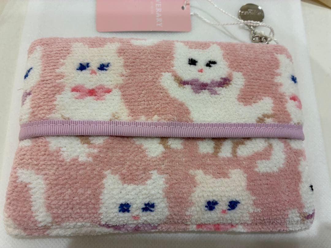 フェイラー モフモフネコちゃん　ティッシュポーチ　新品未使用