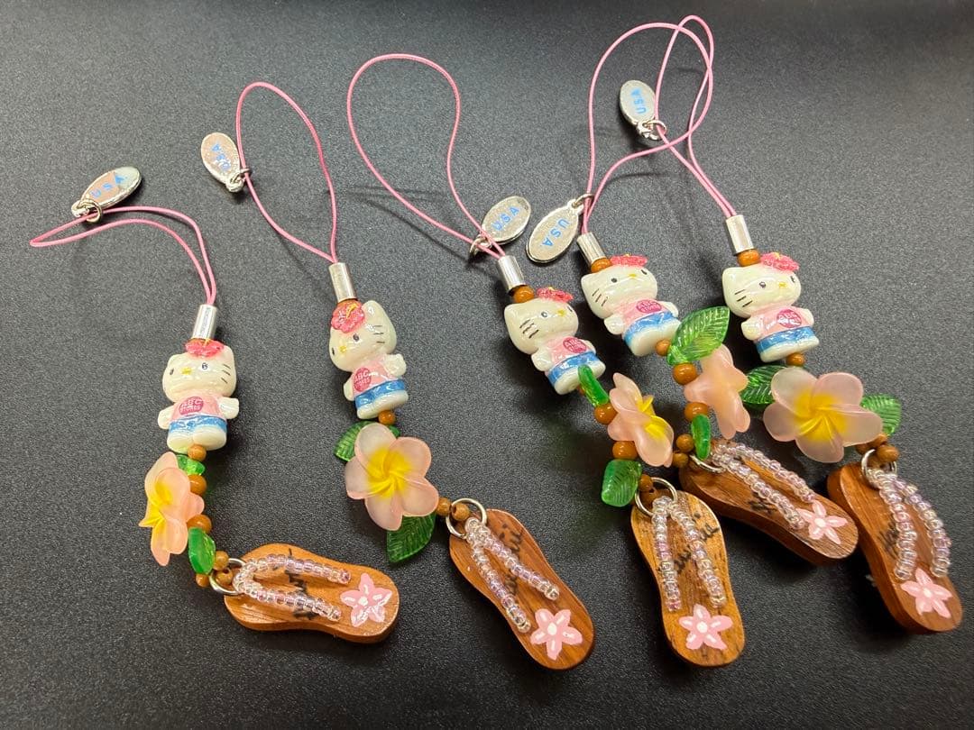 レアご当地　限定 白キテイkitty 根付けストラップ ABCstore 5点 東京限定 めがねっこ キティ 根付け ストラップ ハローキティ ご当地