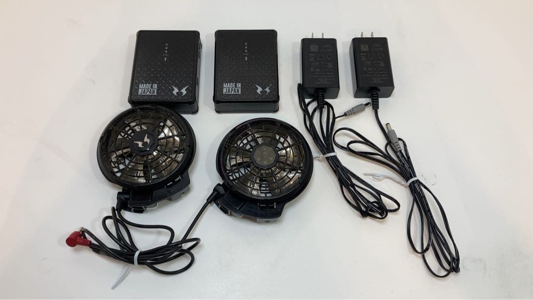 サンエス　空調服　バッテリー　×2個　ファン