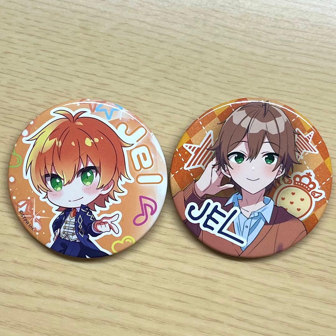 すとぷり ジェルくん ジェルステ にゅーいやー 缶バッジ 2個セット 銀